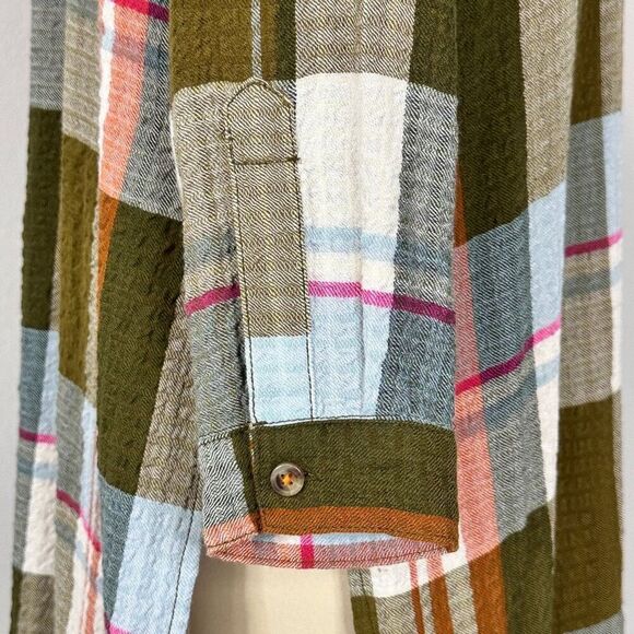 Pilcro Side Slit Oversized Tunic Longline SP Boho Cottage Western Forest Grunge - Picture 10 of 10